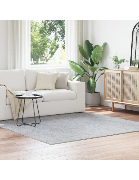 Tappeto Shaggy Antiscivolo Grigio 200 x 200 cm PP