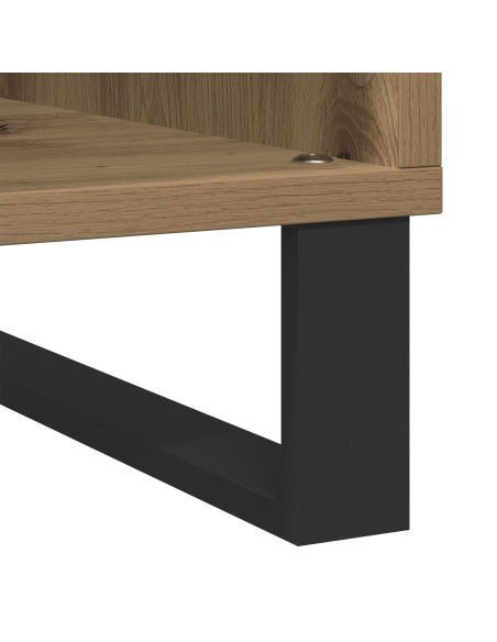 Mobile porta vinili Legno vecchio 85 x 38 x 89 cm