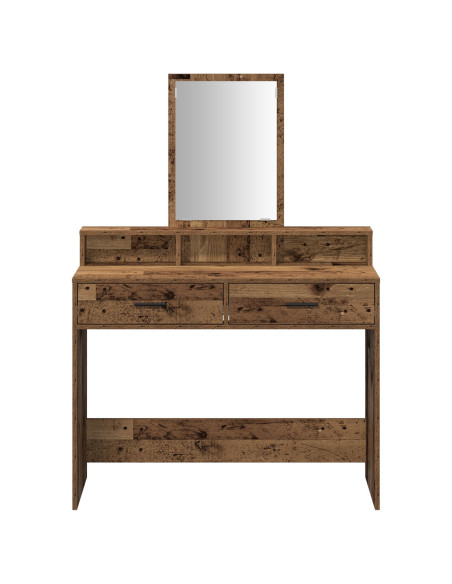 Toletta  con cassetti in legno vecchio 100x41x140 cm