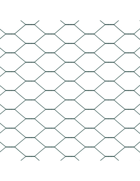 Recinzione con Posto Verde 1,5 x 10 m Acciaio e PVC