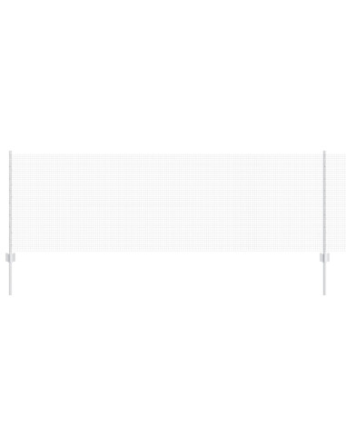 Recinzione con Posto Argento 0,8 x 25 m Acciaio