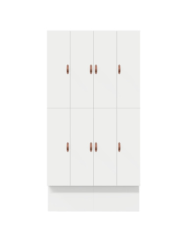 Struttura letto con contenitore Bianco 120 cm Legno multistrato