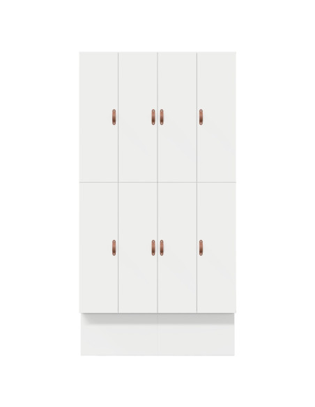 Struttura letto con contenitore Bianco 120 cm Legno multistrato