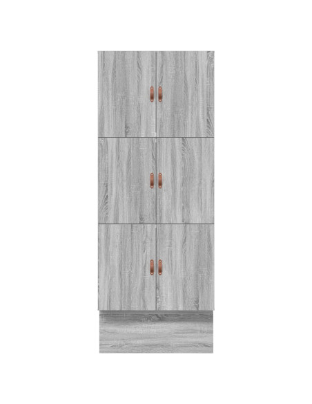 Struttura letto con contenitore Grigio Sonoma 90 cm