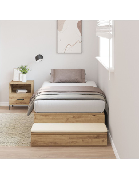 Struttura Letto con Contenitore  Rovere Artigianale