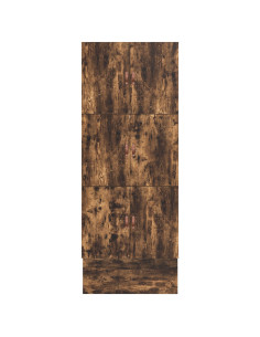 Struttura letto con contenitore con cassetto Rovere fumé 75 cm 2