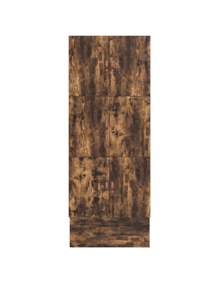 Struttura letto con contenitore con cassetto Rovere fumé 75 cm