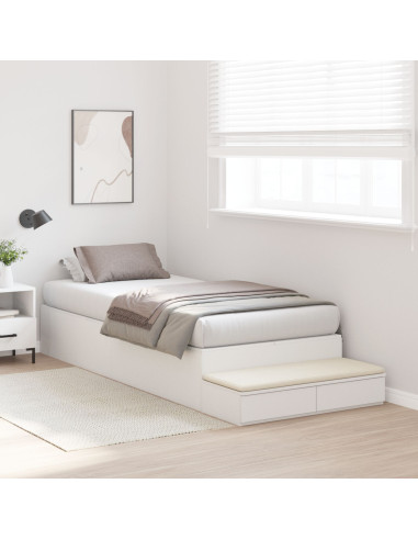 Struttura letto con contenitore Bianco 90 cm Legno multistrato