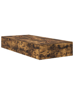 Struttura letto con contenitore con cassetto Rovere fumé 90 cm