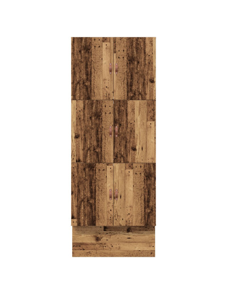 Struttura letto con contenitore Legno vecchio 80 cm