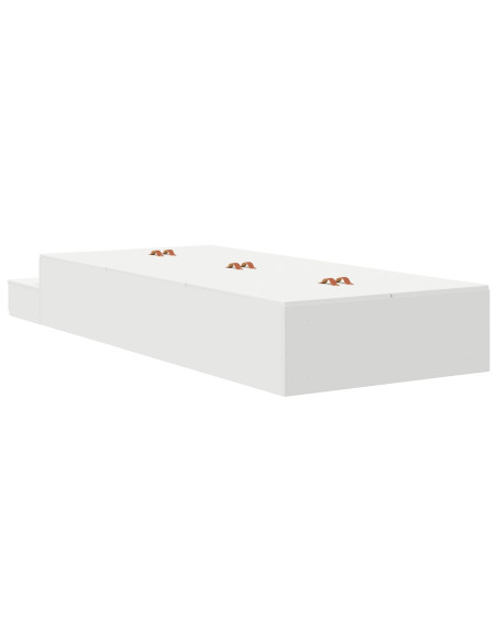 Struttura letto contenitore  Bianco Legno ingegnerizzato