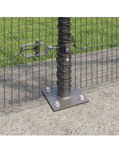 Palo della recinzione Grigio 50 x 1,5 m (maglia 16 x 16 mm)
