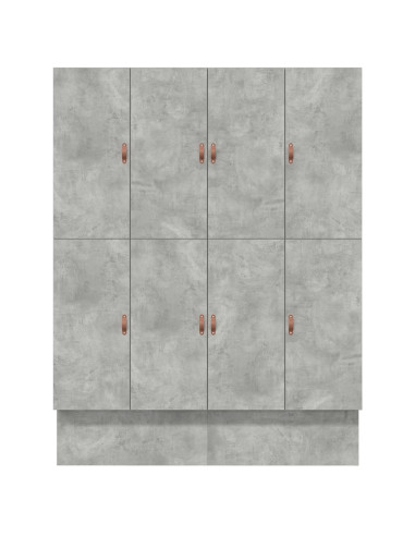 Struttura letto con contenitore Grigio cemento 200 cm