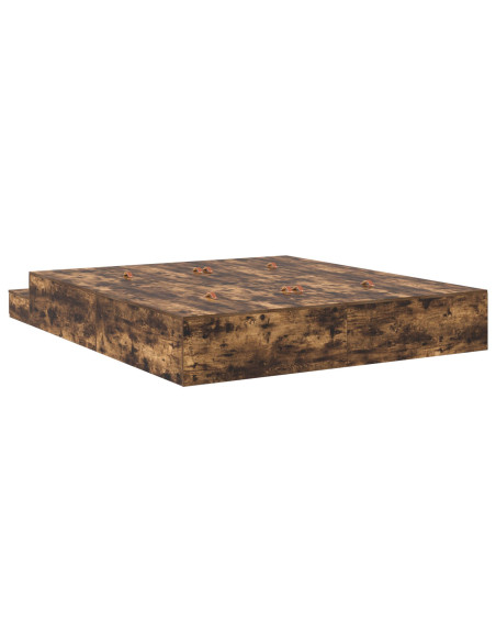 Letto Rovere Affumicato 200x200 cm