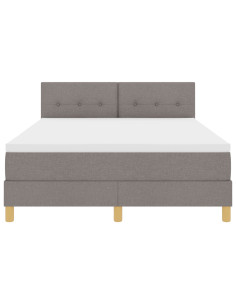 Letto a molle con materasso Talpa 160 x 200 cm Tessuto 2