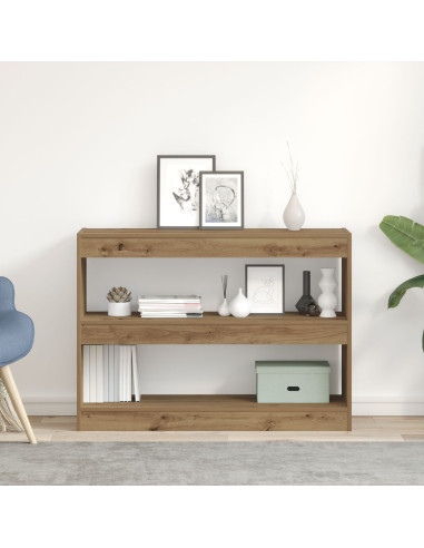 Libreria rovere artigianale 100 x 30 x 72 cm Legno multistrato