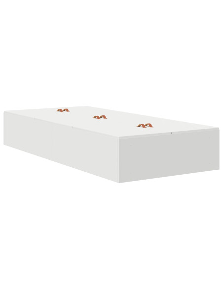 Struttura Letto Storage  Bianca 90x190 cm