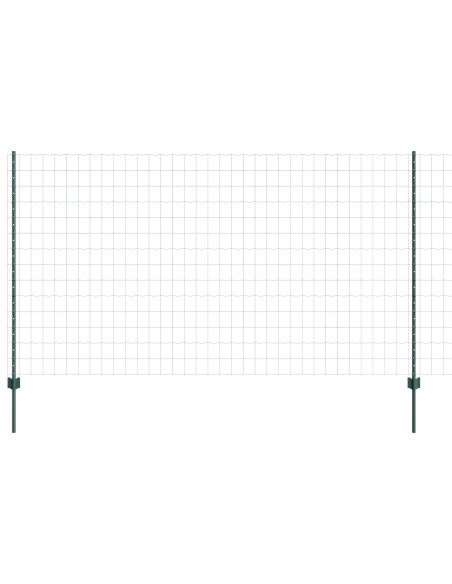Recinzione Euro  con 5 Post U Verde 1.4x10 m Acciaio