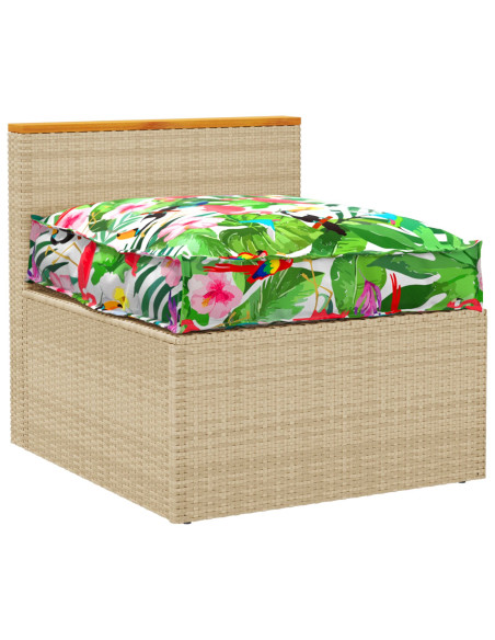 Cuscino per Panca  Giungla Tropicale 70x70x12 cm Tessuto Oxford