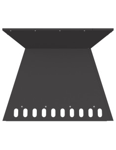 Focolare Nero 60 x 60 x 50 cm Acciaio