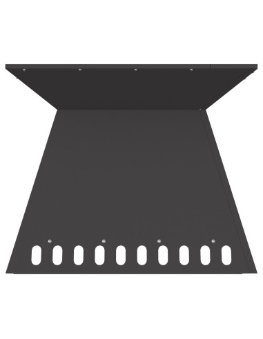 Focolare Nero 60 x 60 x 50 cm Acciaio