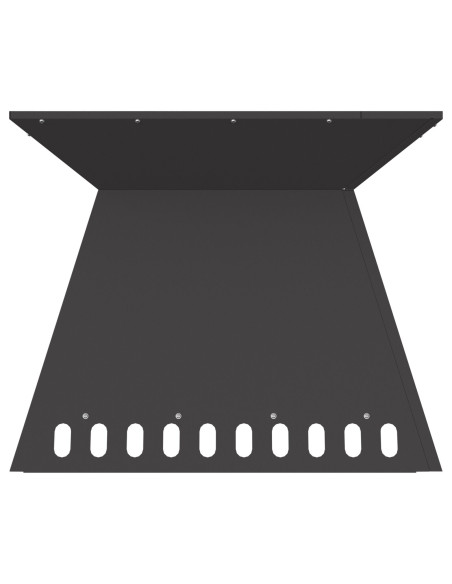 Focolare Nero 60 x 60 x 50 cm Acciaio