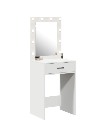 Toeletta  con luci LED Bianca 50x41x135 cm
