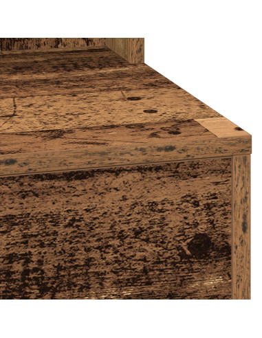 Tavolo da Trucco con specchio Legno vecchio 100 x 41 x 135 cm