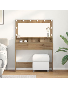 Tavolo da Trucco Rovere artigianale 100 x 41 x 135 cm