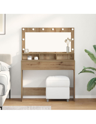 Tavolo da Trucco Rovere artigianale 100 x 41 x 135 cm