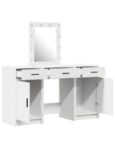 Tavolo da Trucco Bianco 50 x 41 x 135 cm Legno multistrato 2