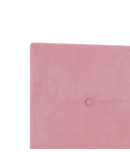 Rete letto  Rosa 200x200 cm in Velluto