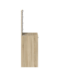 Tavolo da Trucco con cassetto Rovere Sonoma 50 x 41 x 135 cm 2