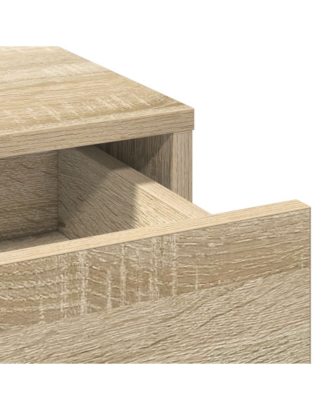 Toeletta  con luci LED Rovere Sonoma 50x41x135 cm