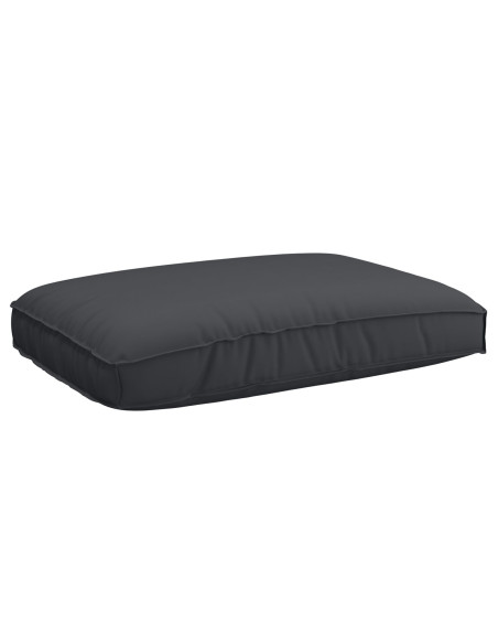 Set di Cuscini per Pallet  Set di 2 Nero Poliestere Standard
