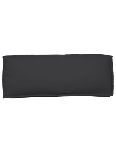 Set di Cuscini per Pallet 2 pcs Nero Tessuto Oxford