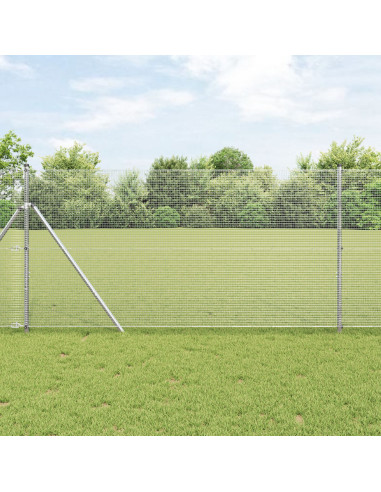 Palo della recinzione Argento 50 x 1,4 m (rete 12 x 12 mm)