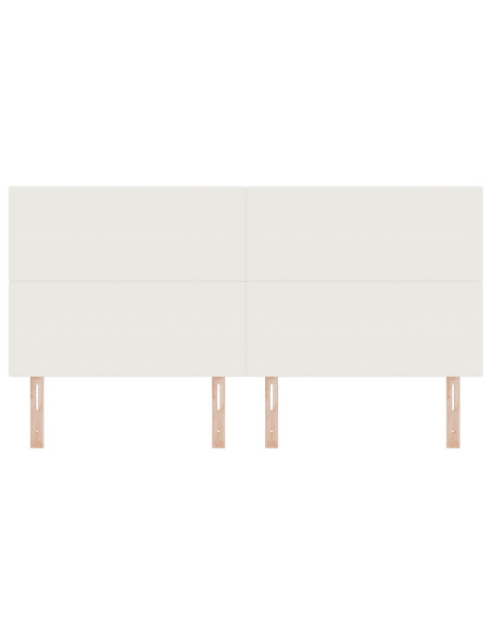 Testiera  Design Semplice Crema 200 cm in Tessuto Corduroy