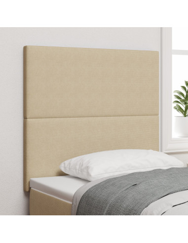 Testiera Grigio Verde Chiaro 100 cm Pelle Sintetica