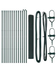 Palo della recinzione Verde 25 x 1,2 m (rete 16 x 16 mm) 2