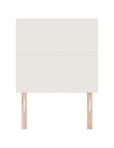 Testiera con testiera Crema 80 cm Pelle Sintetica