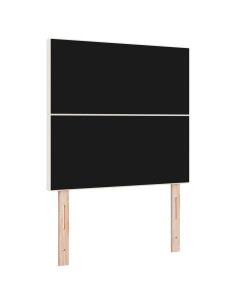 Testiera con testiera Crema 90 cm Pelle Sintetica