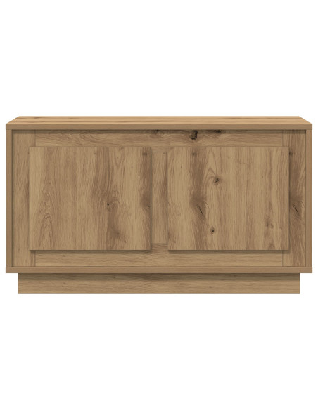 Mobile TV  in Rovere Artigianale 80x35x45 cm in Legno Ingegnerizzato