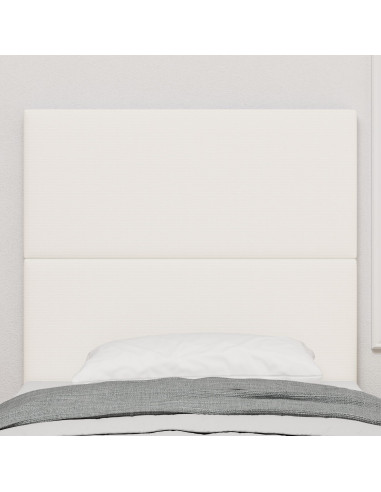 Testiera con testiera Crema 90 cm Pelle Sintetica