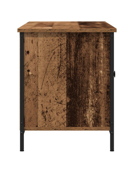 Mobile TV  in legno vecchio 100x40x50 cm in legno ingegnerizzato e acciaio
