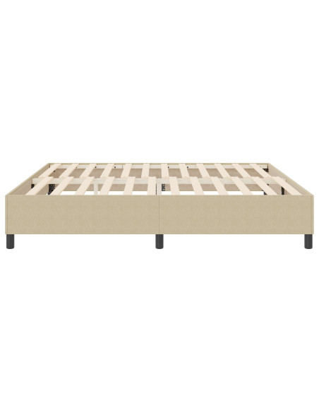 Letto Box Spring Verde Chiaro Grigio 200x200 cm Tessuto a Coste