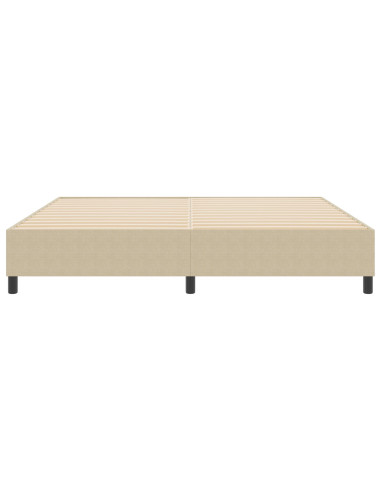 Struttura letto piattaforma Grigio Verde 200 x 200 cm Tessuto