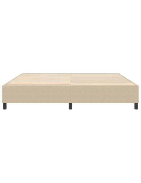 Letto Box Spring Verde Chiaro Grigio 200x200 cm Tessuto a Coste