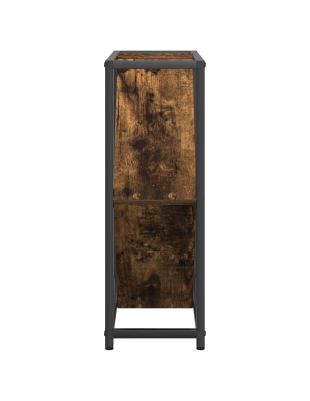 Portabottiglie  Rovere affumicato Metallo e legno Medio