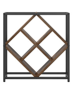 Portabottiglie Rovere fumé 51 x 18 x 52,5 cm Legno multistrato 2